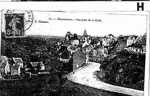 Ville de MONCONTOUR Carte postale ancienne